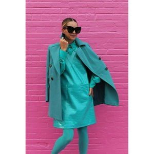 Halogen Teal Mini Dress